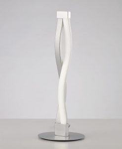 Lámpara de mesa SAHARA plata cromo