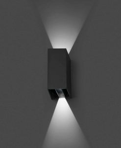 Aplique de pared exterior BLIND gris ambiente 2