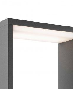 Lámpara baliza pequeña ALP gris detalle