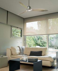 Ventilador de techo cromo JUST FAN ambiente