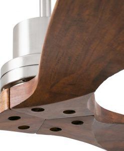 Ventilador de techo níquel LANTAU detalle