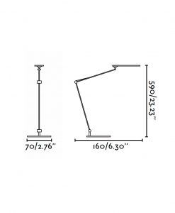 Flexo negro ITO LED medidas