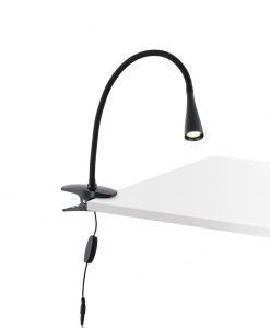 Lámpara pinza negra LENA LED
