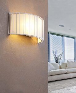 Aplique de pared blanco LINDA ambiente