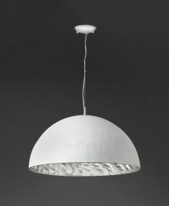Colgante blanco y gris MAGNA detalle