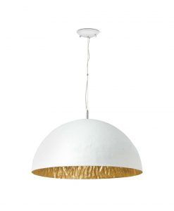 Colgante blanco y oro MAGNA