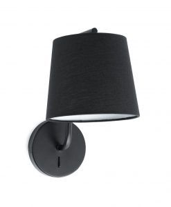 Lámpara de pared negra BERNI