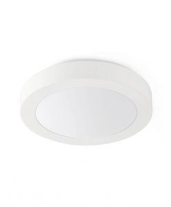 Plafón blanco 1 luz LOGOS