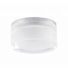 Foco empotrable LED blanco y transparente EBBA
