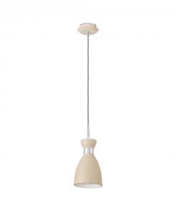 Lámpara colgante beige RETRO
