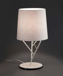 Lámpara de mesa blanca TREE detalle 2
