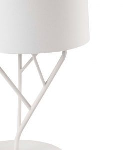 Lámpara de mesa blanca TREE detalle