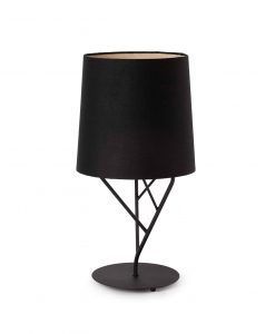 Lámpara de mesa negra TREE cambio posición
