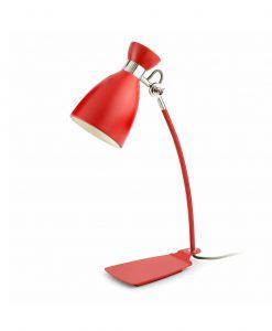 Lámpara de mesa roja RETRO