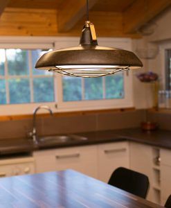 Lámpara de techo LED marrón PLEC ambiente