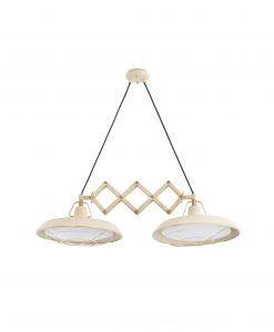 Lámpara extensible LED blanco PLEC 2 luces