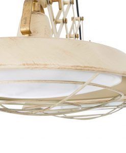 Lámpara extensible LED blanco PLEC 2 luces detalle