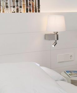 Aplique blanco con lector LED ROOM ambiente