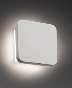 Aplique de pared LED ELSA blanco