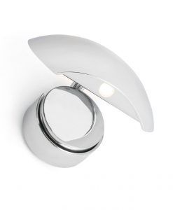 Aplique LED orientable SWING cromo detalle