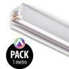 Carril blanco para proyector 1m - Pack