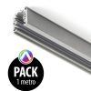 Carril gris para proyector 1m - Pack