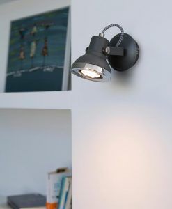 Foco LED gris RING ambiente