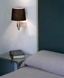 Lámpara aplique negro ROOM ambiente