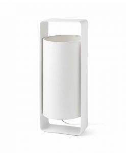 Lámpara de mesa blanca grande LULA