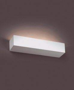 Lámpara de pared yeso EACO-2 blanco