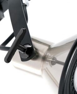 Proyector de carril níquel satinado CUP detalle