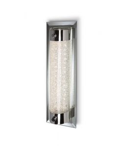 Aplique plafón LED pequeño TUBE cromo cristal