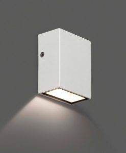 Aplique blanco CANON-2 LED detalle