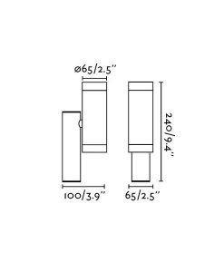 Medidas aplique blanco exterior STEPS