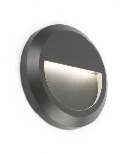 Aplique circular GRANT gris oscuro