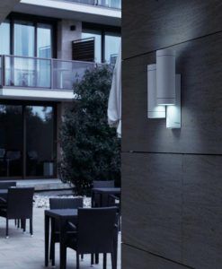 Aplique doble luz STEPS blanco ambiente