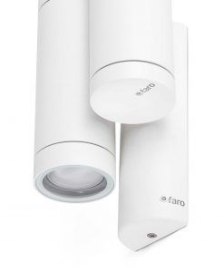 Aplique doble luz STEPS blanco detalle