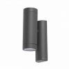 Aplique gris oscuro exterior STEPS