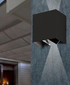 Aplique LED gris oscuro OLAN ambiente