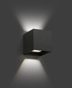 Aplique LED gris oscuro OLAN detalle