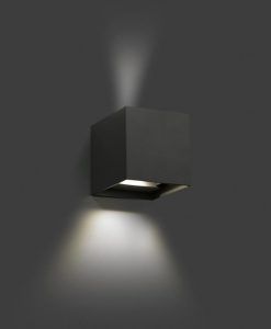Aplique LED gris oscuro OLAN detalle 2