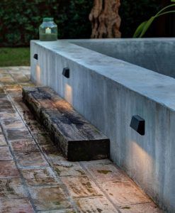 Aplique LED para exterior MUST-1 ambiente