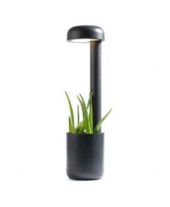 Baliza 65 cm GROW LED gris oscura detalle