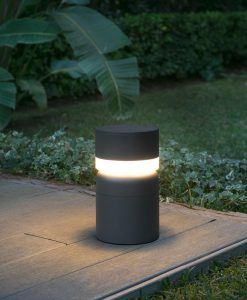 Baliza SETE LED gris oscura ambiente