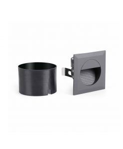 Empotrable gris oscuro MINI CARTER LED detalle