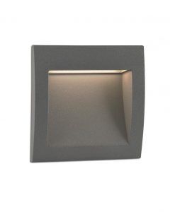 Empotrable SEDNA-1 LED gris oscuro encendido