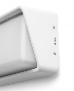 Lámpara aplique blanco HALF LED detalle