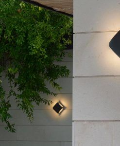 Aplique para exterior LED BU-OH gris oscuro ambiente