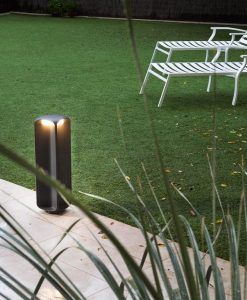 Lámpara baliza gris oscura LED BU-OH ambiente
