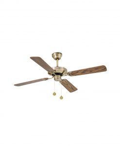 Ventilador de techo oro viejo YAKARTA con palas reversibles